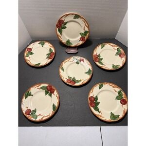 vtg Franciscan apple pattern bread plates-set of 6